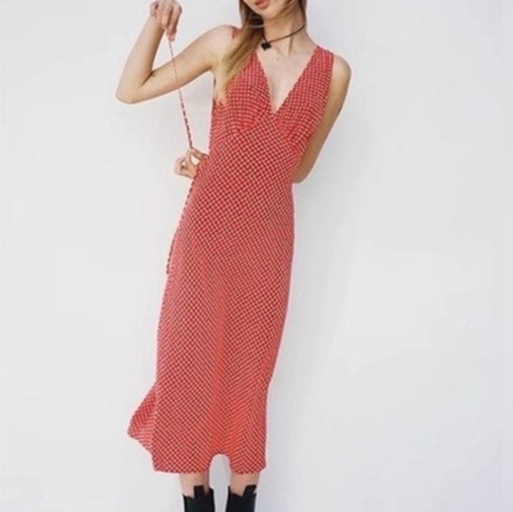 Realisation Par The Stephanie Red and White Polka Dot Dress